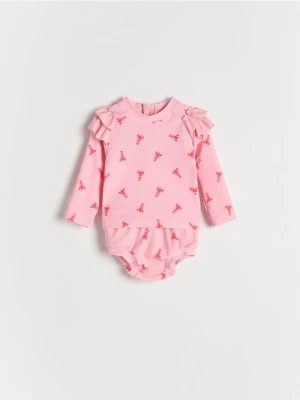 Reserved - Strój kąpielowy dwuczęściowy - różowy