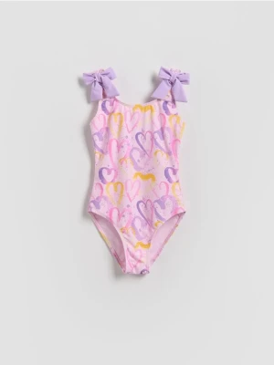Reserved - Strój kąpielowy z kokardkami - wielobarwny