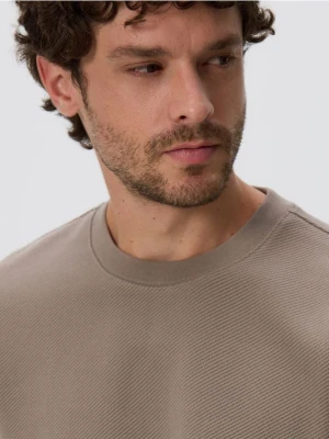 Reserved - Strukturalna bluza - beżowy