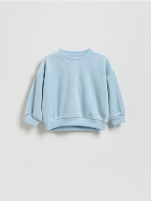 Reserved - Strukturalna bluza - jasnoniebieski