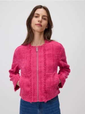 Reserved - Strukturalna kurtka - intensywny róż