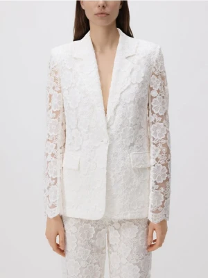 Reserved - Strukturalna marynarka - biały