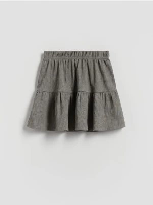 Reserved - Strukturalna spódnica - ciemnoszary