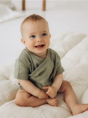 Reserved - Strukturalne body 2 pack - jasny zielony