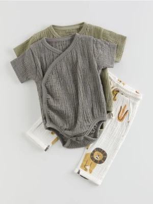 Reserved - Strukturalne body 2 pack - jasny zielony