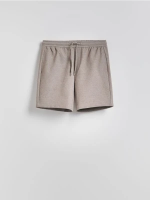 Reserved - Strukturalne szorty regular - bordowy