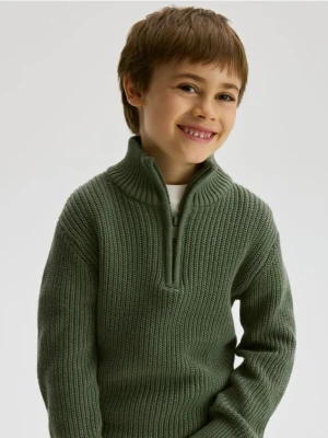 Reserved - Strukturalny golf - ciemnozielony