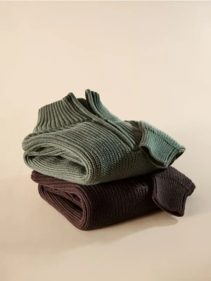 Reserved - Strukturalny golf - ciemnozielony