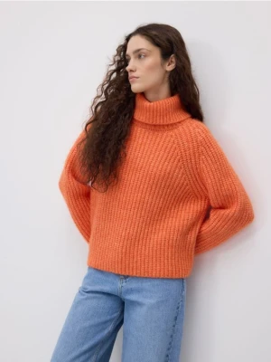 Reserved - Strukturalny golf - pomarańczowy