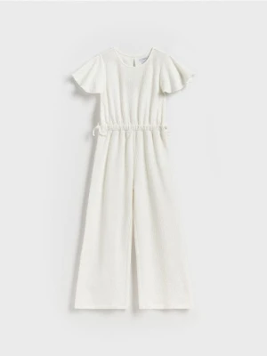 Reserved - Strukturalny kombinezon - biały