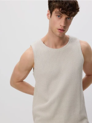 Reserved - Strukturalny top - beżowy