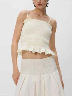 Reserved - Strukturalny top - złamana biel