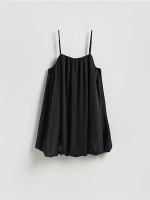 Reserved - Sukienka bombka - czarny