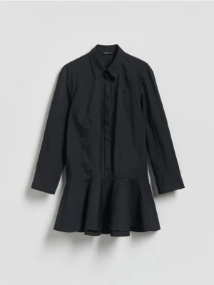 Reserved - Sukienka koszulowa - czarny