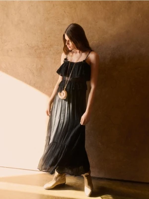 Reserved - Sukienka maxi - czarny