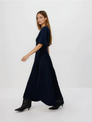 Reserved - Sukienka maxi - granatowy