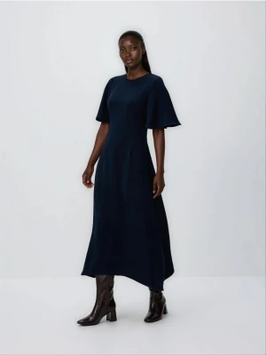 Reserved - Sukienka maxi - granatowy