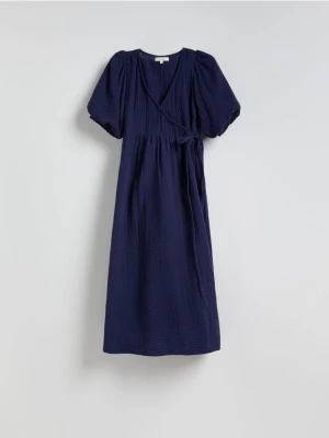 Reserved - Sukienka maxi - granatowy