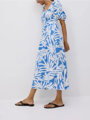 Reserved - Sukienka maxi - niebieski