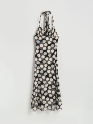 Reserved - Sukienka maxi w groszki - wielobarwny