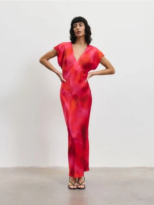 Reserved - Sukienka maxi z wiskozy - wielobarwny