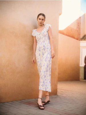 Zdjęcie produktu Reserved - Sukienka maxi z wiskozy - wielobarwny