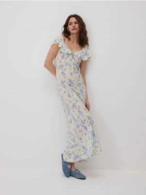 Reserved - Sukienka maxi z wiskozy - wielobarwny