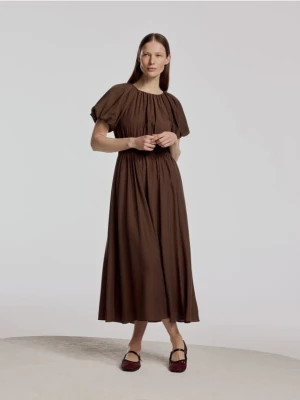 Reserved - Sukienka maxi - zielony