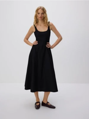 Reserved - Sukienka midi - czarny