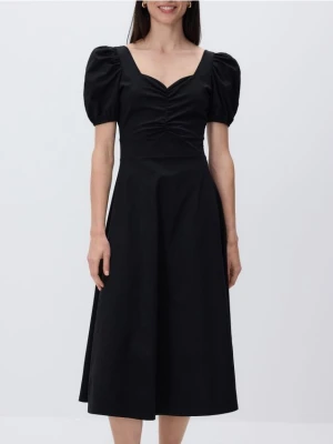 Reserved - Sukienka midi - czarny