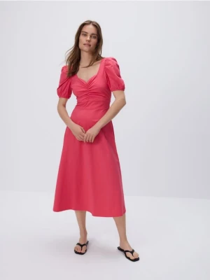 Reserved - Sukienka midi - fioletowy