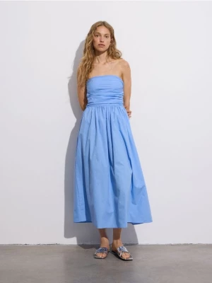 Reserved - Sukienka midi - jasnoniebieski