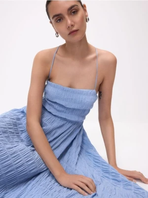 Reserved - Sukienka midi - jasnoniebieski