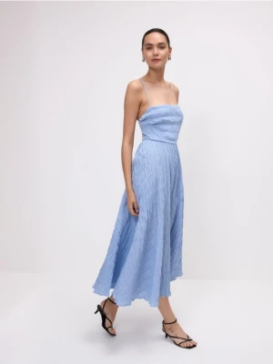 Reserved - Sukienka midi - jasnoniebieski