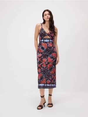 Reserved - Sukienka midi - wielobarwny