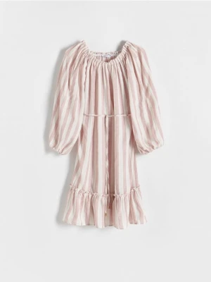 Reserved - Sukienka mini - brudny róż