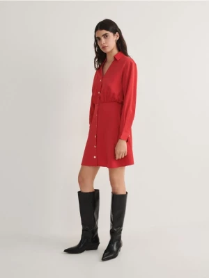 Reserved - Sukienka mini - czerwony