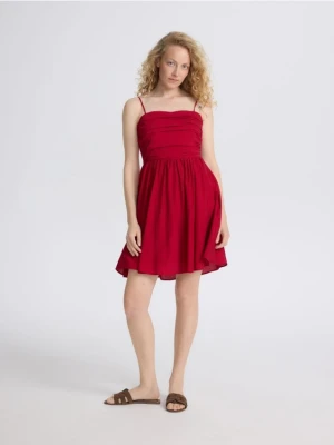 Reserved - Sukienka mini - czerwony