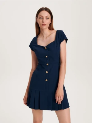 Reserved - Sukienka mini - granatowy