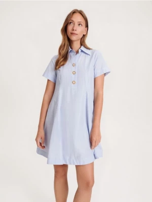 Reserved - Sukienka mini - jasnoniebieski