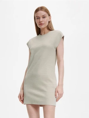 Reserved - Sukienka mini - kremowy