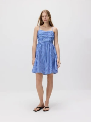 Reserved - Sukienka mini - niebieski