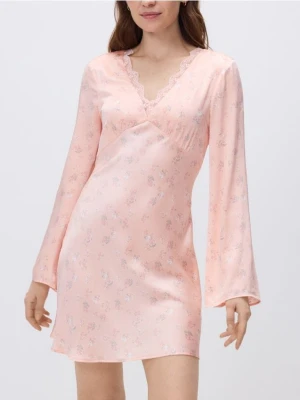 Reserved - Sukienka mini - różowy