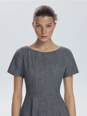 Reserved - Sukienka mini - szary