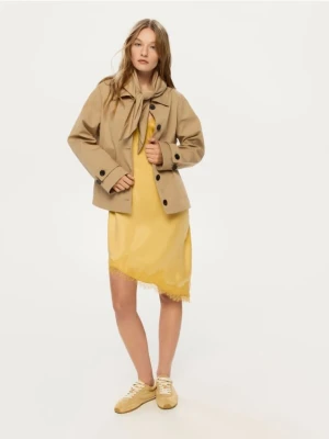 Reserved - Sukienka mini - żółty