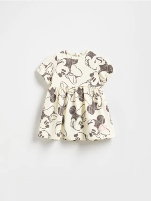 Reserved - Sukienka Minnie Mouse - złamana biel