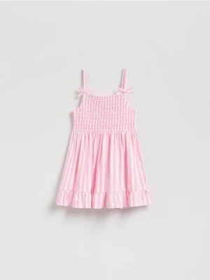 Reserved - Sukienka na ramiączka - pastelowy róż