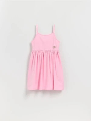 Reserved - Sukienka na ramiączkach - różowy