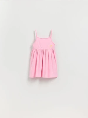 Reserved - Sukienka na ramiączkach - różowy