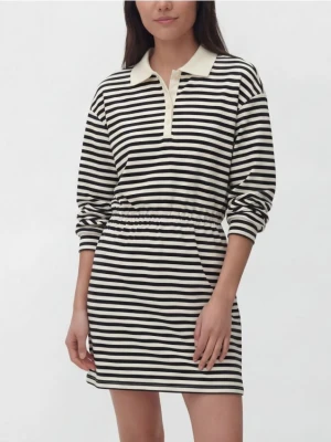 Reserved - Sukienka polo w paski - wielobarwny